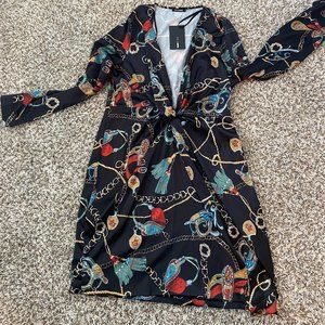 Printed Fashion Nova Dress